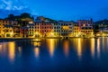 Night view of San Michele di Pagana Royalty Free Stock Photo