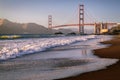 Golden Gate Bridge, White Washed Sun Kissed Waves