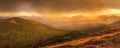 Golden Hour Storm over the Never Summer Mountains