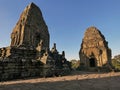 Golden Hour: Sunrise Over Ancient Pre Rup Temple, Angkor Wat, Siem Reap, Cambodia Royalty Free Stock Photo