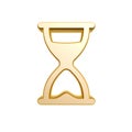 Golden hourglass symbol