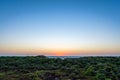 Golden Hours at Jawbone Reserve Area Royalty Free Stock Photo