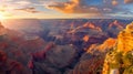 Golden Hues of the Grand Canyon./n