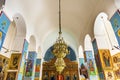 Golden Icons Frescoes Saint George`s Church Madaba Jordan