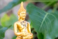 Golden Image of buddha Royalty Free Stock Photo