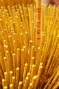 Golden incense stick