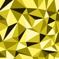 GOLDEN IRREGULAR TRIANGLE SHAPE TEXTURE. MODERN GEOMETRIC SEAMLESS VECTOR PATTERN