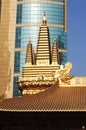 Golden Jing An Temple Shanghai China