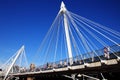 Golden Jubilee Footbridge Royalty Free Stock Photo