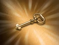 Golden Key Royalty Free Stock Photo