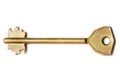Golden key Royalty Free Stock Photo