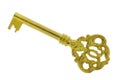 Golden key Royalty Free Stock Photo