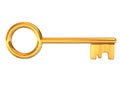 Golden Key Royalty Free Stock Photo