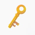 Golden key clipart