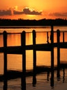 Golden Key largo sunset Royalty Free Stock Photo