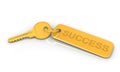 Golden key to success Royalty Free Stock Photo
