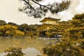 Golden Kinkaku-ji Royalty Free Stock Photo