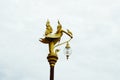 Golden Kinnaree Lamp