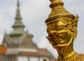 Golden Kinnon Kinnaree Statue at Grand Palace