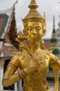 Golden Kinnon Kinnaree Statue at Grand Palace