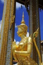 Golden Kinora at Wat Phra Kaewat and Grand Palace, Bangkok, Thailand