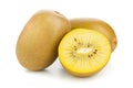 Golden kiwifruit/ kiwi cut and whole
