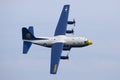 Golden Knights Airplane flying preforming aerial maneuvers at the Atlantic City Airshow