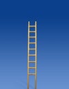 Golden ladder Royalty Free Stock Photo