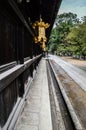 Golden Lanterns At The Kitano- Tenmangu Shrine Kyoto Japan 2015