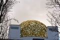 golden laurel leave shaped cupola at the Vienna secession building