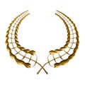 Golden Laurel Wreath