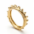 Golden Leaf Crown Ring - Baroque Style Jewelry