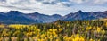 Beautiful Autumn Color in the San Juan Mountains of Colorado