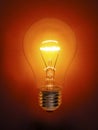 Golden Light Bulb Electric