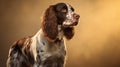 Golden Light: Meticulous Portraiture Of A Springer Spaniel In Daz3d Style