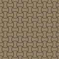 Golden linear simple seamless pattern, 3d style