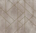Golden lines on dirty beige plaster texture, Abstract decoration, golden pattern. Picture for wallpaper or background