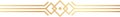 Golden lines and geometric shapes are forming an abstract border, creating a horizontal decorative element with a touch