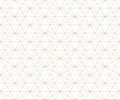 Golden lines pattern. Subtle gold and white geometric seamless grid texture Royalty Free Stock Photo