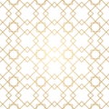 Golden Lines Seamless Pattern