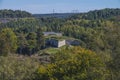 Golden lion fort, at fredriksten fortress Royalty Free Stock Photo