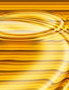 Golden liquid ripples Royalty Free Stock Photo