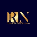 Logo letter R and N