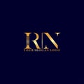 Logo letter R and N