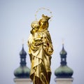 Golden Madonna Statue Tutzing