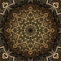 Golden mandala