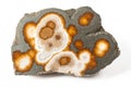 Golden marcasite baryta stone Royalty Free Stock Photo