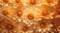 Golden Marigold: A Dramatic Volumetric Lighting In Monochromatic Scheme