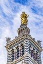 Golden Mary Statue Notre Dame de la Garde Marseille France