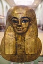 Golden Mask of Ancient Egyptian Pharaoh Tutankhamun in the Cairo Egyptian Museum, the oldest archaeological museum in the Middle E Royalty Free Stock Photo